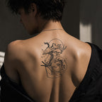 Ronin Samurai Temporary Tattoo Stickers for Arm and Thigh