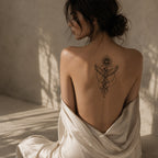 Phoenix Sun Temporary Tattoo Stickers for Chest and Back