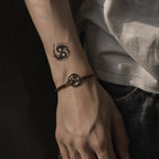 Close-up of Dark Zodiac Symbol Temporary Tattoo Stickers