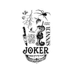 Sinner Flash Temporary Tattoo Stickers with Gothic Snake Dagger Design