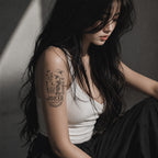 Sinner Flash Temporary Tattoo Stickers for Arm, Hand and Neck