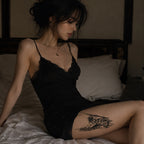 Winged Samurai Temporary Tattoo Stickers for Arm, Back and Thigh