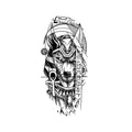 Anubis Temporary Tattoo Stickers with Egyptian God Design