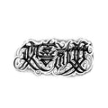 Joy Is Enough Temporary Tattoo Stickers with Chinese Gothic Lettering Design